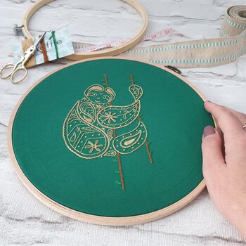 Green Sloth Embroidery Kit, 4 of 7