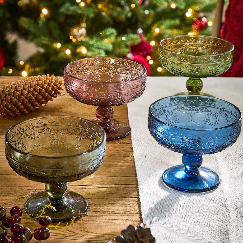 Set Of Four Fontaine Footed Bowls, 1 of 5