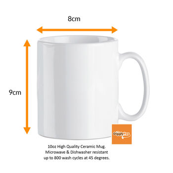 Novelty Little Ms 21 Year Old 11oz Birthday Gift Mug, 2 of 3