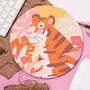 Cute Tiger Mouse Pad, thumbnail 1 of 4