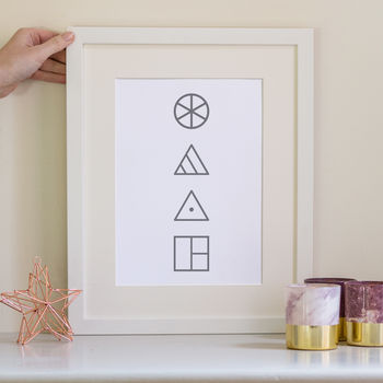 Glyph Family Print Personalised, 6 of 10