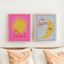 Le Soleil Illustrated Sun Giclee Print, thumbnail 11 of 11