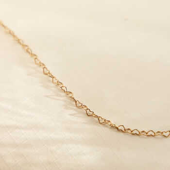 Personalised Heart Chain Anklet, 5 of 9