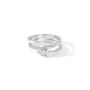 Sterling Silver Cubic Zirconia Wrap Ring, thumbnail 4 of 5