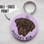 Dogue De Bordeaux Keyring, thumbnail 4 of 6