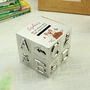 Personalised Woodland Fox Abc Money Box, thumbnail 3 of 5