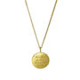 Engraved Message Organic Disc Necklace, thumbnail 4 of 7