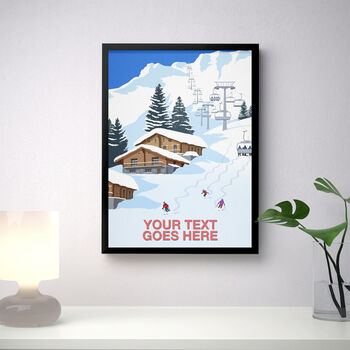 Personalised Ski And Snowboard Poster, 2 of 8