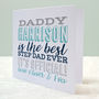 Best Dad Ever Card, thumbnail 1 of 2