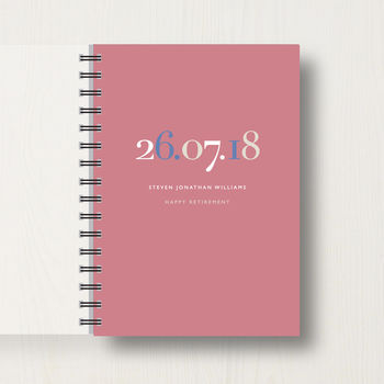 Personalised Retirement Or Leaving Journal Or Notebook, 7 of 10