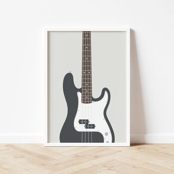 Bass Guitar Print | Bass Player Poster, 2 of 11
