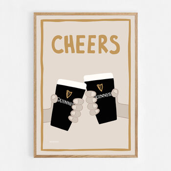 Cheers Guinness Print, 6 of 8