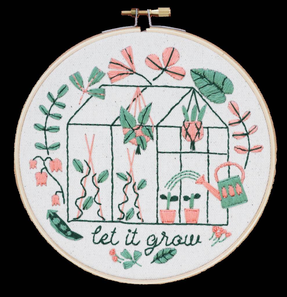 Let It Grow Embroidery Kit, 1 of 3