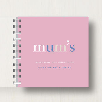 Personalised 'Mum's' Small Notebook, 6 of 7