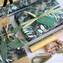 Green Luxury Botanical Christmas Gift Wrap Paper 3m Fsc, thumbnail 1 of 3