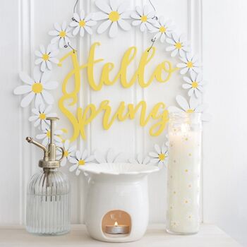 White Daisy Tube Candle, 2 of 2