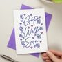 Floral Get Well Soon Card, thumbnail 1 of 5