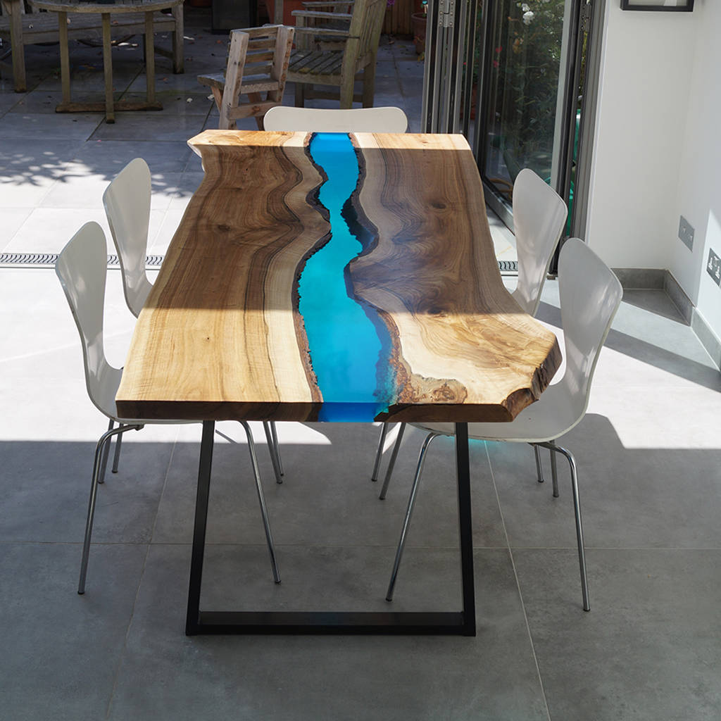 resin river dining table by revive joinery ...