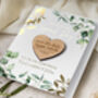 Save The Date Magnet With A Botanical Gold Foil Card, thumbnail 5 of 9