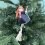 Personalised Witch Christmas Bauble, thumbnail 2 of 4