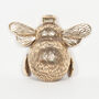 Bumble Bee Door Knocker In Gold And Silver, thumbnail 3 of 7
