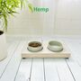 Dog / Cat Wooden Feeding Station With Ceramic Bowls, thumbnail 6 of 12