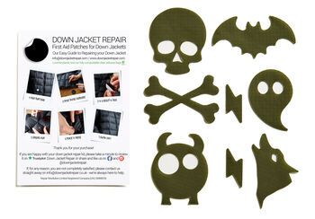 Spooky Repair Patch Kit Olive Green, 7 of 7