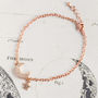 Pave Moon And Star Charm Bracelet, thumbnail 5 of 10