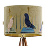 Parrot Swings Lampshade, On Gold, thumbnail 3 of 11
