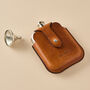 Hip Flask With Personalised Leather Case, thumbnail 1 of 2