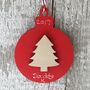 Personalised Christmas Tree Bauble Decoration, thumbnail 1 of 5