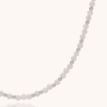 Jewel Bead Rainbow Moonstone Necklace, 5 of 8