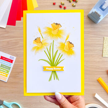 Floral Meadow Card Making Kit | Beginner Intermediate Iris Folding Craft, 4 of 7