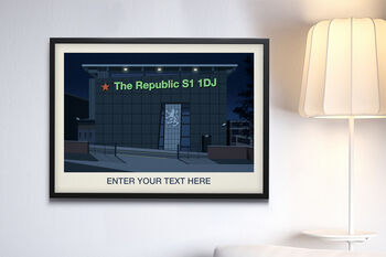 Personalised The Republic Nightclub Poster, 3 of 6