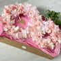 Pink Christmas Fabric Reusable Wreath Kit, thumbnail 3 of 6