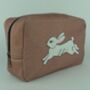 White Rabbit Cosmetic Bag, thumbnail 3 of 4