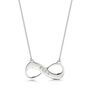 Personalised Sterling Silver Infinity Necklace, thumbnail 1 of 6