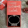 13th Birthday Charm Personalised Silver Bracelet Gift, thumbnail 1 of 8