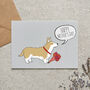 Corgi Mother's Day Card Dog Mum Card From The Dog, thumbnail 1 of 12