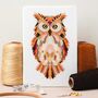 Mandala Owl Cross Stitch Kit, thumbnail 1 of 5