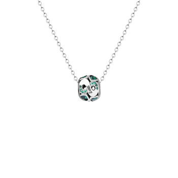 Silver May Birthstone Necklace Personalised Gift Box, 5 of 5