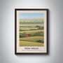 High Weald Aonb Travel Poster Art Print, thumbnail 1 of 8