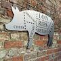 Home Kitchen Or Garden Sign Pig Decoration Ornament, thumbnail 1 of 8