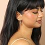 Stainless Steel Paperclip Drop Earrings, thumbnail 6 of 7