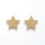 Two Pack Of Gold Glitter Star Hooks, thumbnail 3 of 4