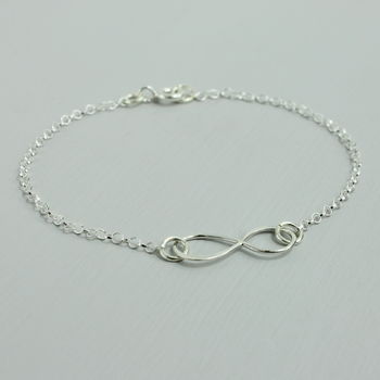 Sterling Silver Infinity Bracelet, 7 of 10
