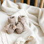 Organic Cotton Baby Booties, thumbnail 2 of 4