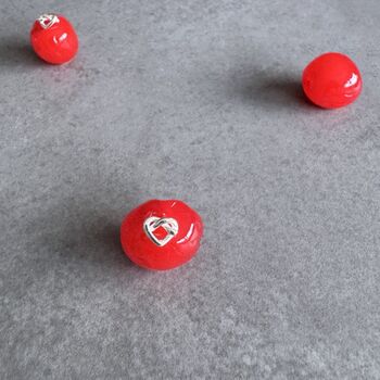 Grandma And Granddaughter Heart Knot Earrings Sterling Silver Or Gold Plated, 10 of 10