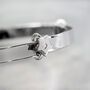 Child's Sterling Silver Expanding Bangle With Star, thumbnail 5 of 5