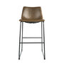 Dexter Chesnut Brown Set Of Kitchen Two Bar Stools, thumbnail 2 of 12